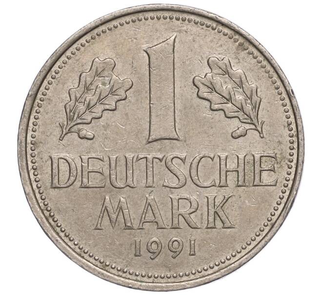 Монета 1 марка 1991 года G Германия (Артикул: M2-70156) — Фото №1