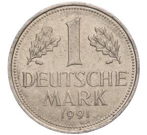 1 марка 1991 года J Германия — Фото №1
