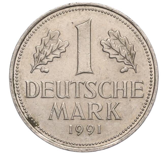 Монета 1 марка 1991 года G Германия (Артикул: M2-70158) — Фото №1
