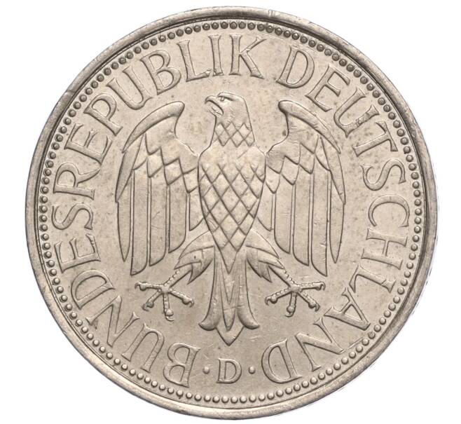 Монета 1 марка 1991 года D Германия (Артикул: M2-70170) — Фото №2