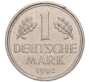 1 марка 1992 года G Германия — Фото №1