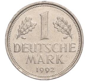 1 марка 1992 года F Германия — Фото №1
