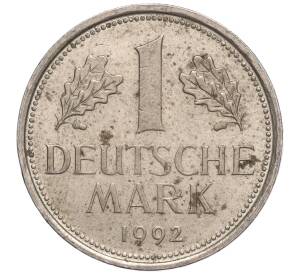 1 марка 1992 года F Германия — Фото №1