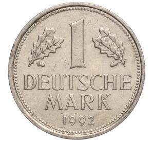 1 марка 1992 года G Германия — Фото №1