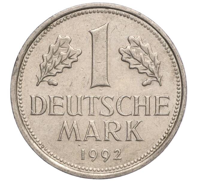 Монета 1 марка 1992 года G Германия (Артикул: M2-70182) — Фото №1