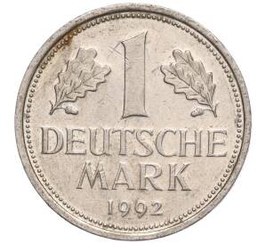 1 марка 1992 года A Германия — Фото №1
