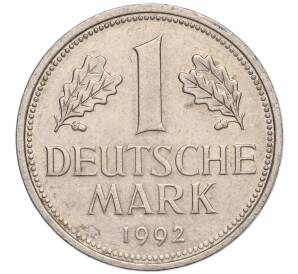 1 марка 1992 года D Германия — Фото №1