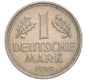 1 марка 1992 года A Германия — Фото №1