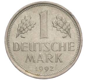 1 марка 1992 года J Германия — Фото №1