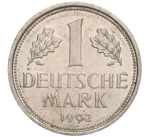 1 марка 1992 года F Германия — Фото №1