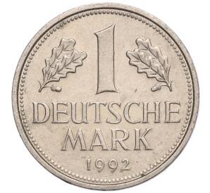 1 марка 1992 года G Германия — Фото №1