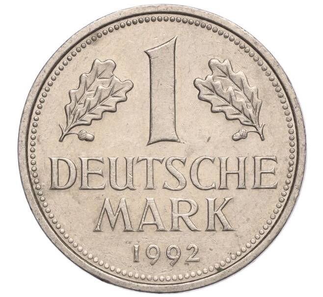 Монета 1 марка 1992 года G Германия (Артикул: M2-70196) — Фото №1