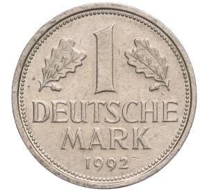 1 марка 1992 года A Германия — Фото №1