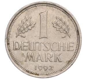 1 марка 1992 года F Германия — Фото №1