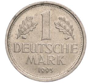 1 марка 1993 года F Германия — Фото №1