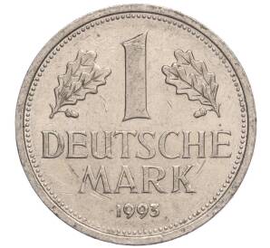 1 марка 1993 года J Германия — Фото №1