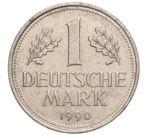 1 марка 1990 года D Западная Германия (ФРГ) — Фото №1