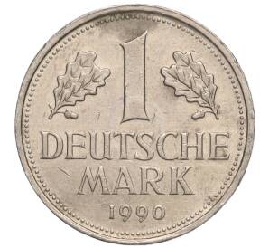 1 марка 1990 года G Западная Германия (ФРГ) — Фото №1