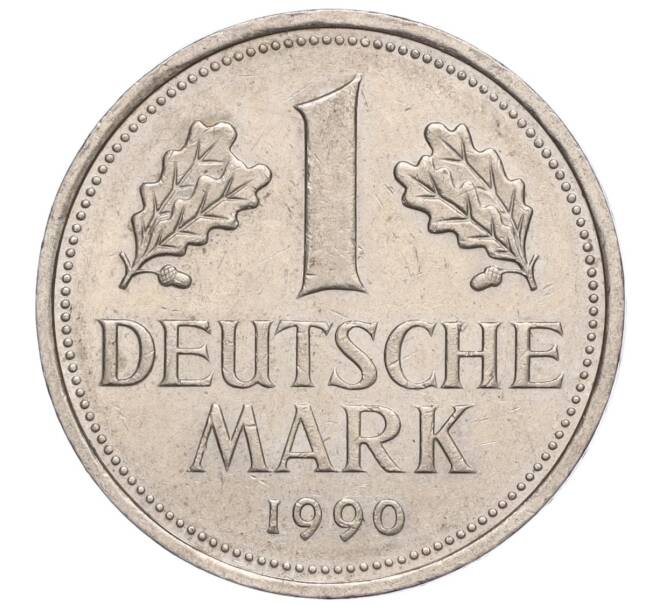 Монета 1 марка 1990 года J Западная Германия (ФРГ) (Артикул M2-70213)