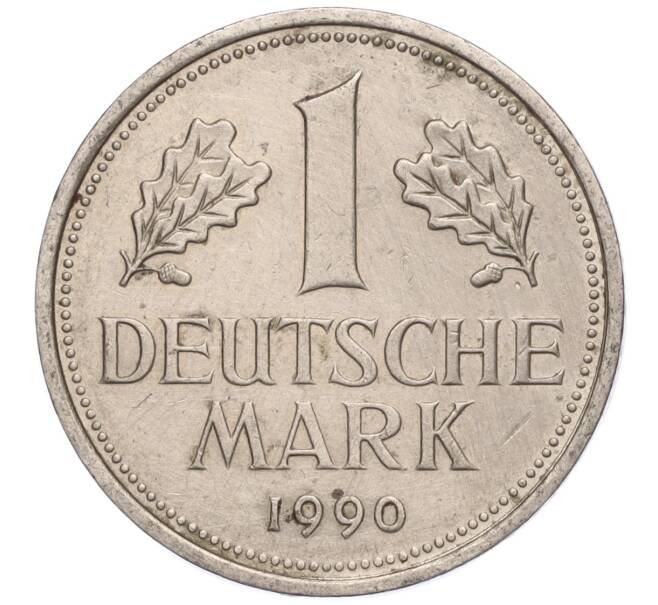 Монета 1 марка 1990 года J Западная Германия (ФРГ) (Артикул M2-70214)