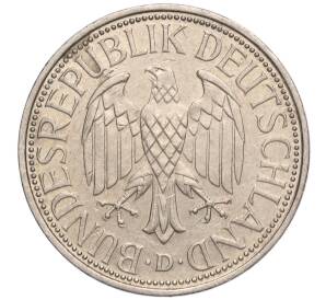 1 марка 1990 года D Западная Германия (ФРГ)
