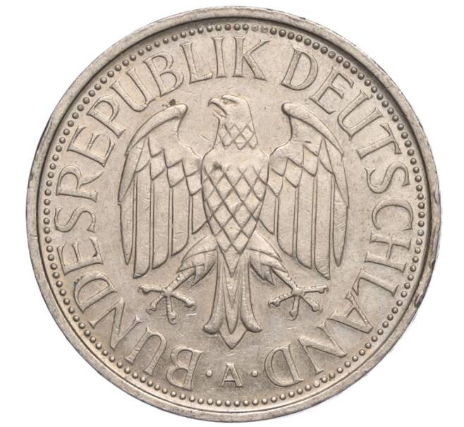 Монета 1 марка 1990 года A Западная Германия (ФРГ) (Артикул M2-70223)