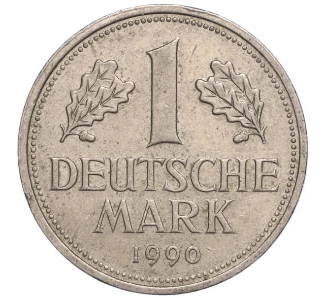 Монета 1 марка 1990 года G Западная Германия (ФРГ) (Артикул M2-70242)