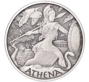1 доллар 2022 года Тувалу «Боги Олимпа — Афина» (Antique)