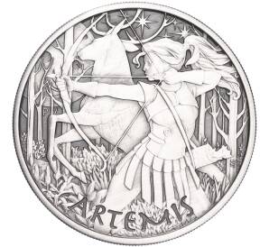 1 доллар 2023 года Тувалу «Боги Олимпа — Артемида» (Antique)