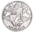 Монета 1 доллар 2022 года Тувалу «Боги Олимпа — Афродита» (Antique) (Артикул M2-70258)