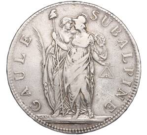 5 франков 1800 года (LAN 9) Пьемонт (Субальпийская республика) — Фото №1