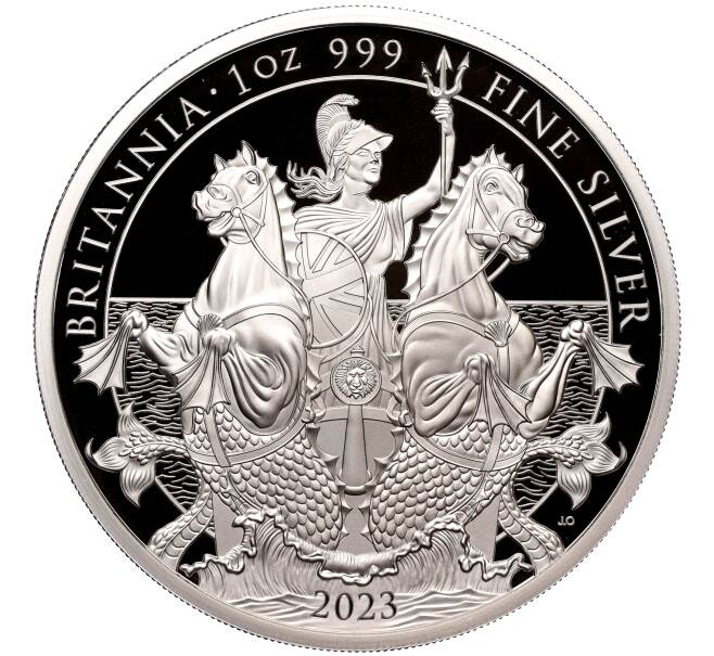 Монета 2 фунта 2023 года Великобритания «Британия» (Артикул M2-70266)