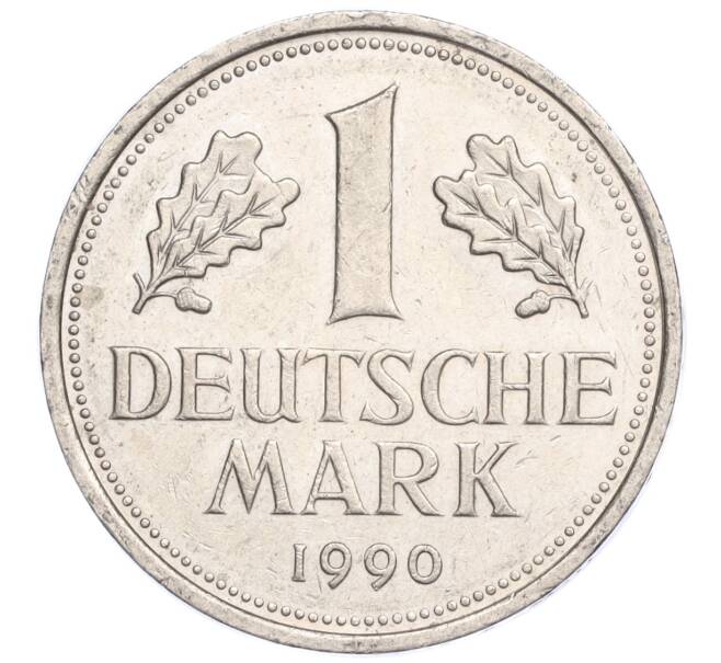 Монета 1 марка 1990 года J Западная Германия (ФРГ) (Артикул M2-70275)