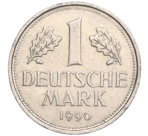 1 марка 1990 года F Западная Германия (ФРГ) — Фото №1