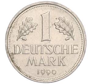 1 марка 1990 года G Западная Германия (ФРГ) — Фото №1