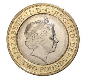 2 фунта 2013 года 150 лет Лондонскому метро (Эмблема) — Фото №2