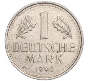 1 марка 1990 года F Западная Германия (ФРГ) — Фото №1