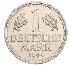1 марка 1990 года G Западная Германия (ФРГ) — Фото №1