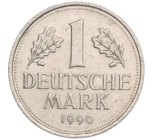 1 марка 1990 года G Западная Германия (ФРГ) — Фото №1