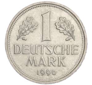 1 марка 1990 года F Западная Германия (ФРГ) — Фото №1
