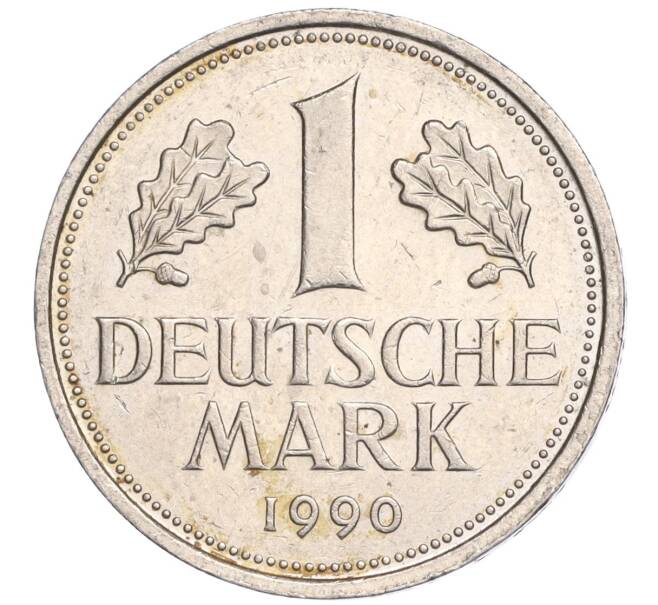 Монета 1 марка 1990 года F Западная Германия (ФРГ) (Артикул M2-70293)