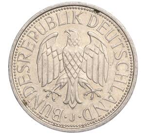 1 марка 1990 года J Западная Германия (ФРГ)