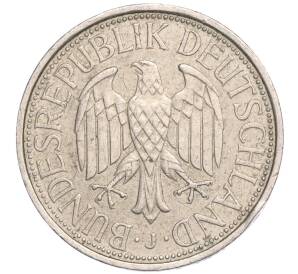 1 марка 1990 года J Западная Германия (ФРГ)