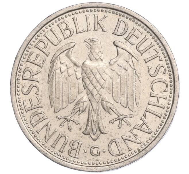 Монета 1 марка 1990 года G Западная Германия (ФРГ) (Артикул M2-70301)