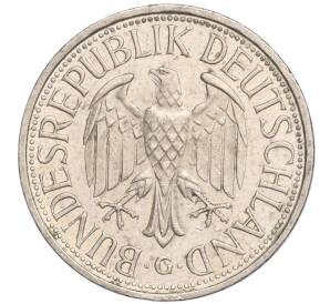 1 марка 1990 года G Западная Германия (ФРГ) — Фото №2
