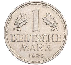 1 марка 1990 года D Западная Германия (ФРГ) — Фото №1