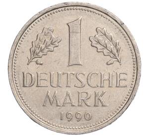 1 марка 1990 года D Западная Германия (ФРГ) — Фото №1