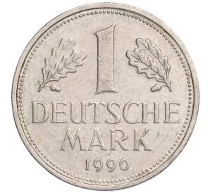 1 марка 1990 года A Западная Германия (ФРГ) — Фото №1