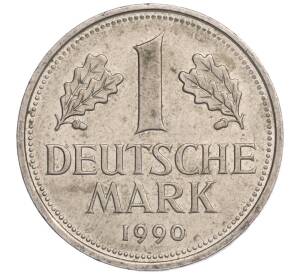 1 марка 1990 года G Западная Германия (ФРГ) — Фото №1