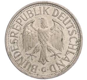 1 марка 1990 года G Западная Германия (ФРГ) — Фото №2